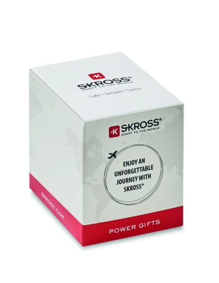 Adaptador de Viaje SKROSS® Mundo a Europa con USB | Goodie