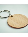 Llavero redondo de bambú Personalizado 7MO6977 - Imagen 4