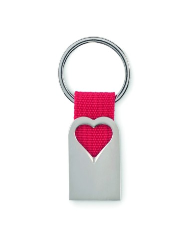 Llavero de Metal en Forma de Corazón con Acabado | Goodie