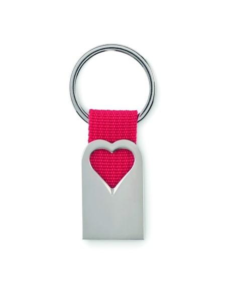 Llavero de Metal en Forma de Corazón con Acabado | Goodie