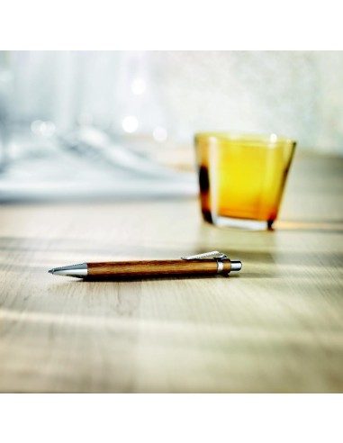 Bolígrafo automático de bambú 7MO7318