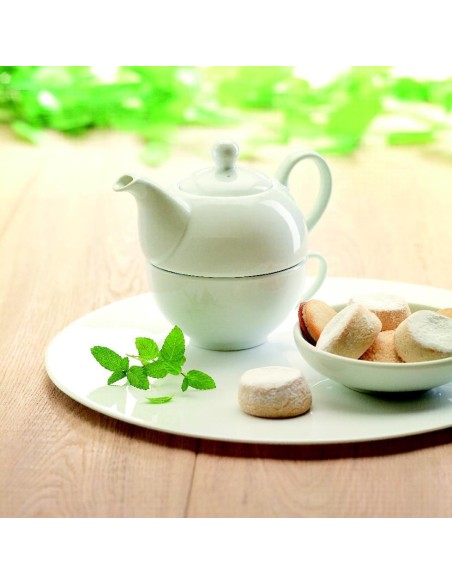 Set de Tetera y Taza de Porcelana con Caja de Regalo | Goodie