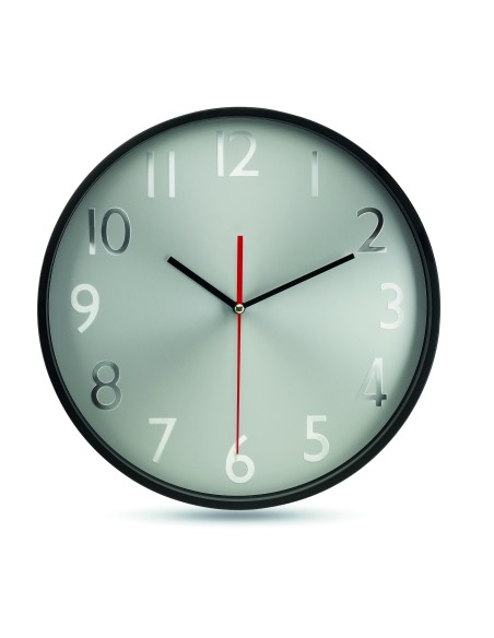 Reloj pared esfera plateada 7MO7503