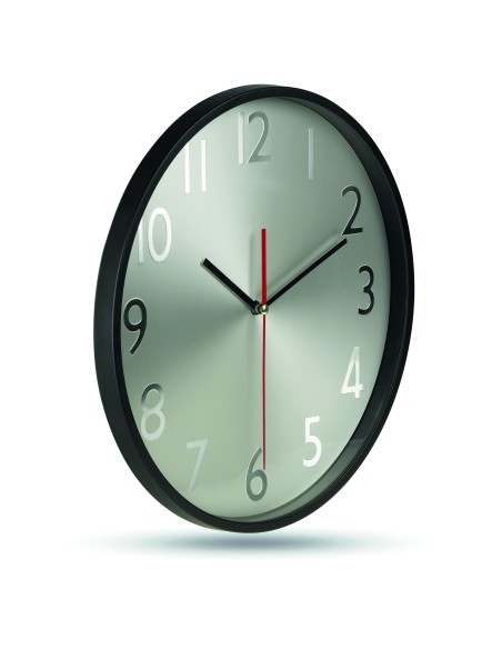 Reloj pared esfera plateada 7MO7503