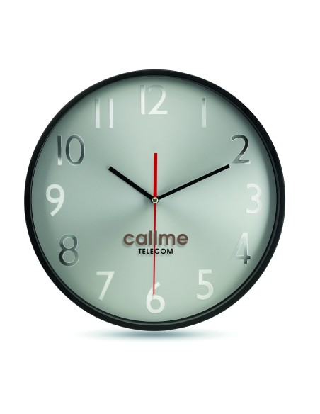 Reloj pared esfera plateada 7MO7503