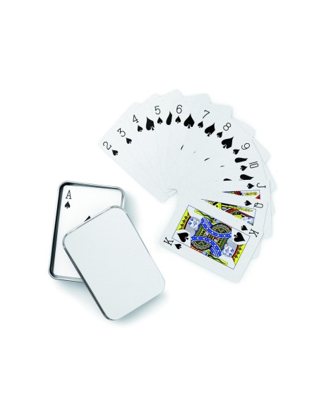 Baraja Francesa de 54 Cartas en Caja de Metal | Goodie