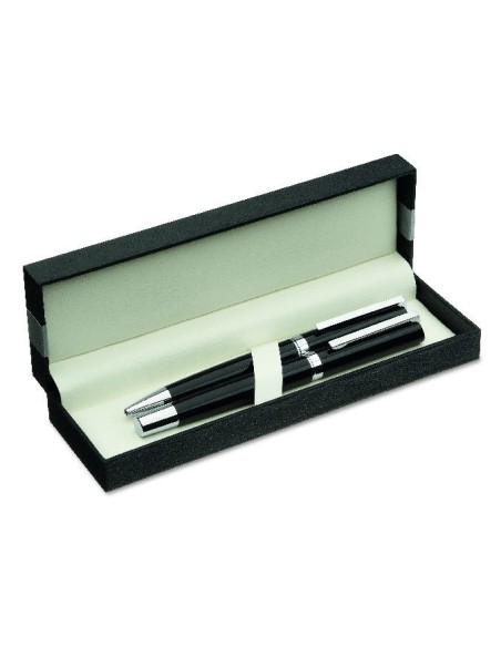 Set de Bolígrafo y Roller en Latón y Acero | Goodie