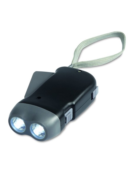 Linterna Dinamo con 2 Luces LED sin Pilas | Goodie