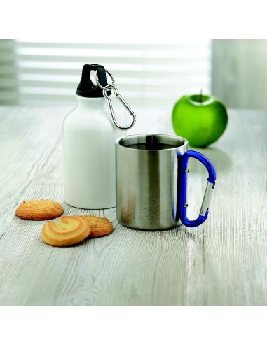 Taza de Acero Inoxidable con Asa de Mosquetón | Goodie