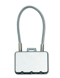 Candado para maletas con combinación de 3 dígitos personalizado