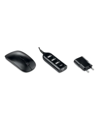 Set de Accesorios de Ordenador con Ratón, Hub y Batería Externa | Goodie