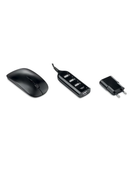 Set de Accesorios de Ordenador con Ratón, Hub y Batería Externa | Goodie