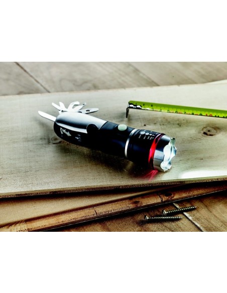 Linterna Multiusos con Martillo de Emergencia y 9 Herramientas | Goodie