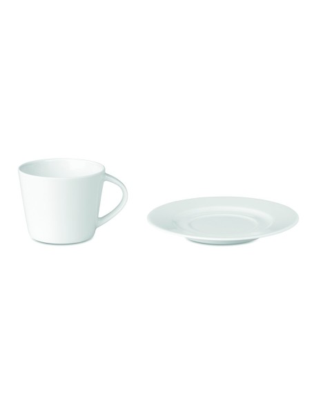 Taza de Capuchino con Platito de Porcelana de 160 | Goodie