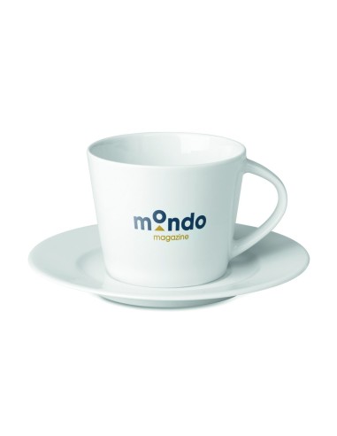 Taza de Capuchino con Platito de Porcelana de 160 | Goodie
