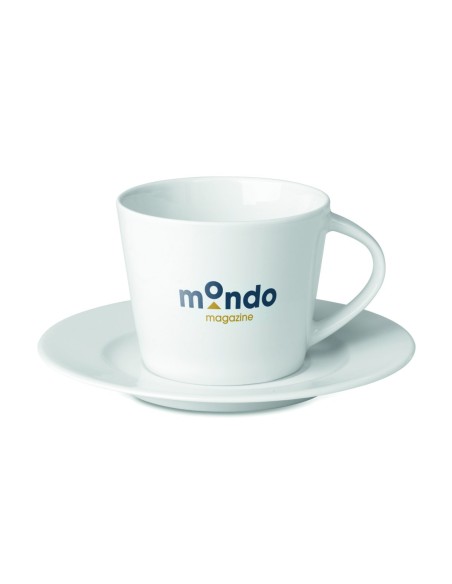 Taza de Capuchino con Platito de Porcelana de 160 | Goodie