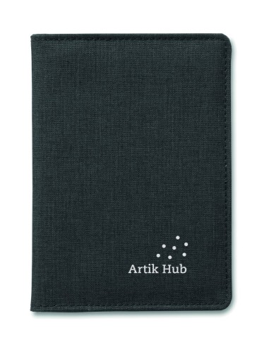 Cartera Porta Pasaporte Jaspeada con Protección | Goodie
