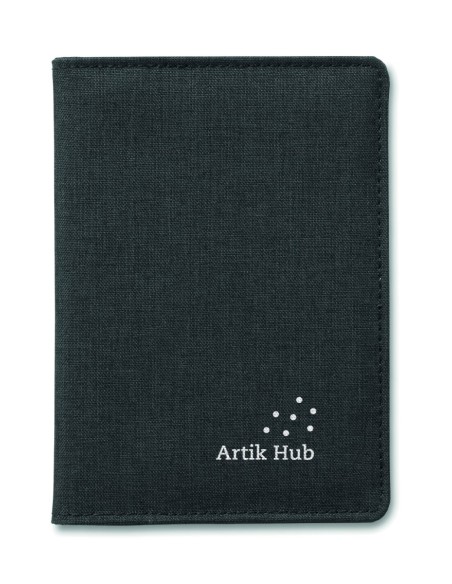 Cartera Porta Pasaporte Jaspeada con Protección | Goodie
