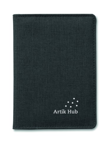 Porta pasaporte jaspeado Personalizada 7MO9107