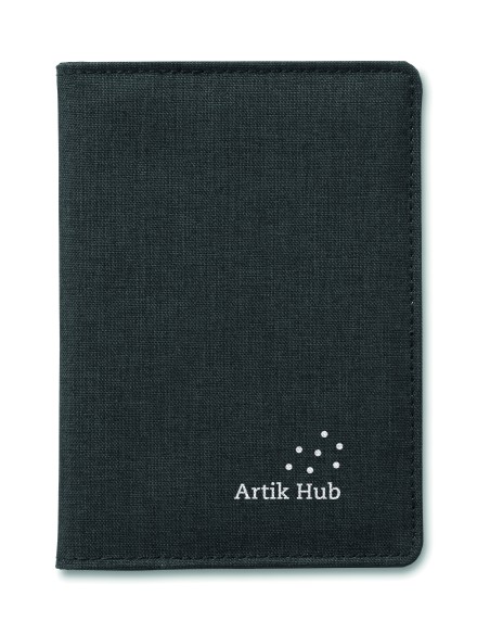 Porta pasaporte jaspeado Personalizada 7MO9107