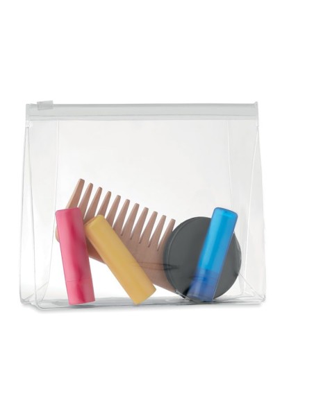Neceser Transparente de PVC con Cierre ZIP | Goodie