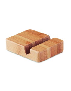 Soporte para teléfono de bambú 7MO9693
