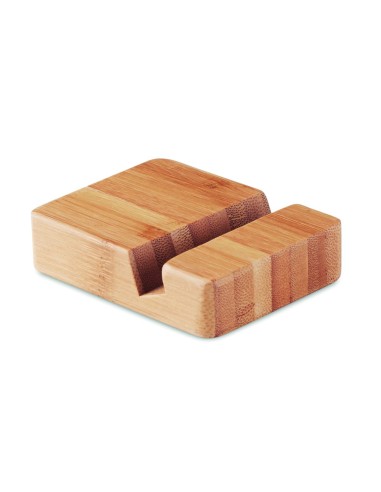 Soporte para teléfono de bambú Personalizado 7MO9693