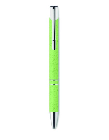 Bolígrafo Pulsador de Paja de Trigo con Acabados | Goodie