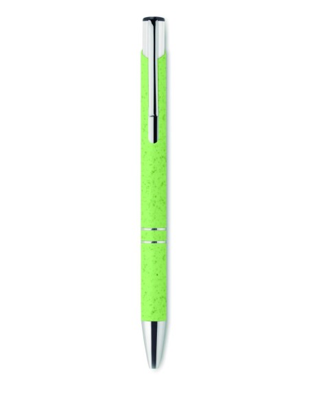 Bolígrafo Pulsador de Paja de Trigo con Acabados | Goodie