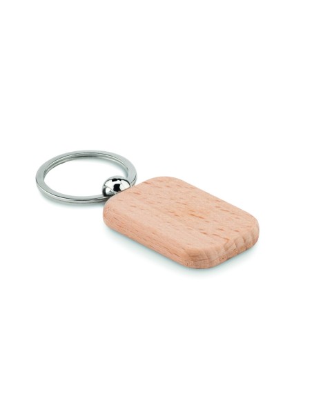 Llavero Rectangular de Madera Natural | Goodie