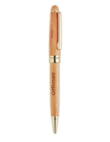 Bolígrafo Giratorio de Bambú con Estuche | Goodie
