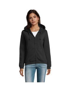 Sudadera con Capucha y Cremallera Mujer SPIKE 280g | Goodie