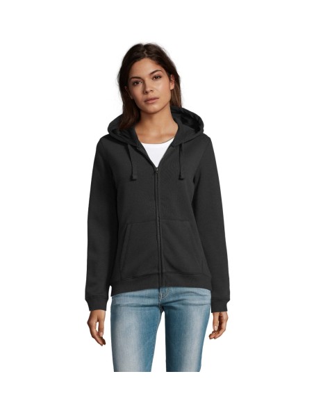 Sudadera con Capucha y Cremallera Mujer SPIKE 280g | Goodie