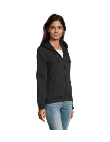 Sudadera con Capucha y Cremallera Mujer SPIKE 280g | Goodie