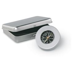 Brújula de aluminio con caja de latón personalizada