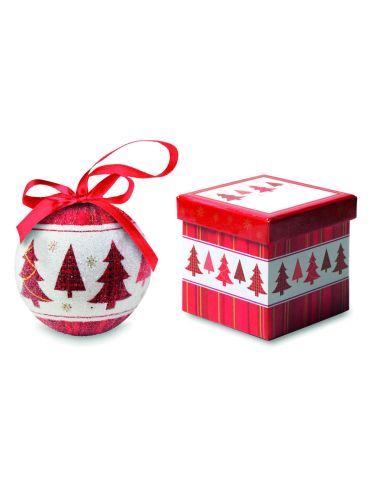 Bola navideña en caja Personalizada 7CX1437