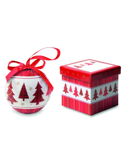 Bola navideña en caja Personalizada 7CX1437