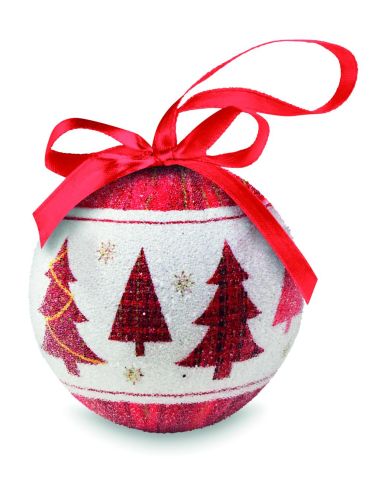 Bola navideña en caja Personalizada 7CX1437