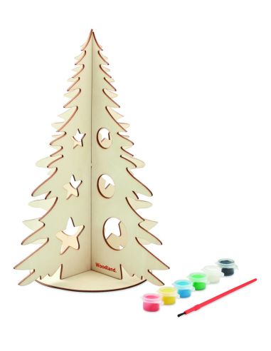 Árbol de Navidad de madera DIY Personalizada...