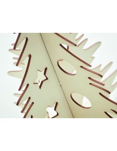 Árbol de Navidad de madera DIY Personalizada...