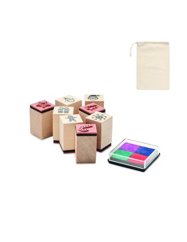 Set 8 sellos navideños Personalizado 7CX1512