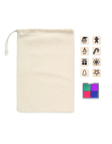 Set 8 sellos navideños Personalizado 7CX1512