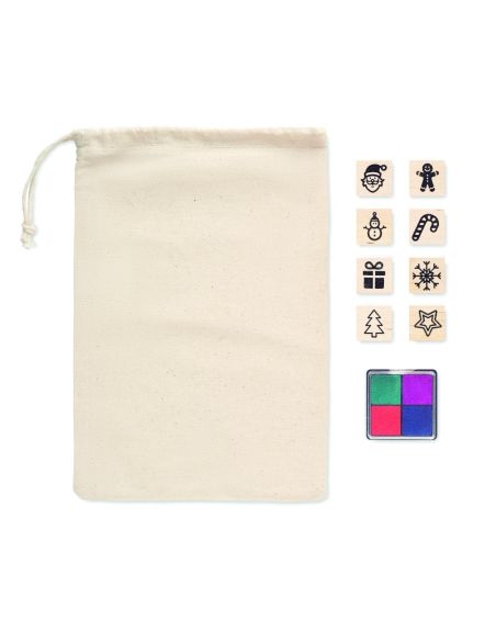 Set 8 sellos navideños Personalizado 7CX1512