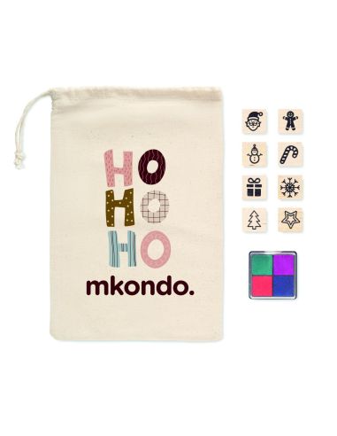 Set 8 sellos navideños Personalizado 7CX1512