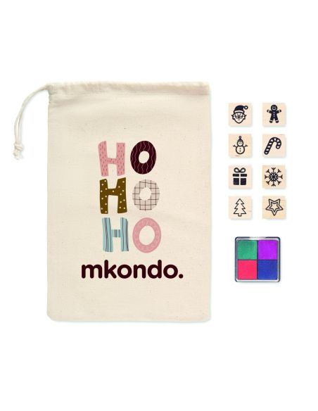 Set 8 sellos navideños Personalizado 7CX1512