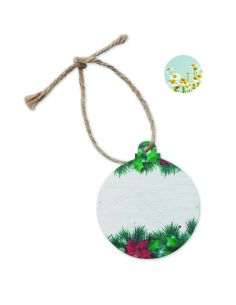 Adorno navideño papel semillas Personalizado 7CX1515