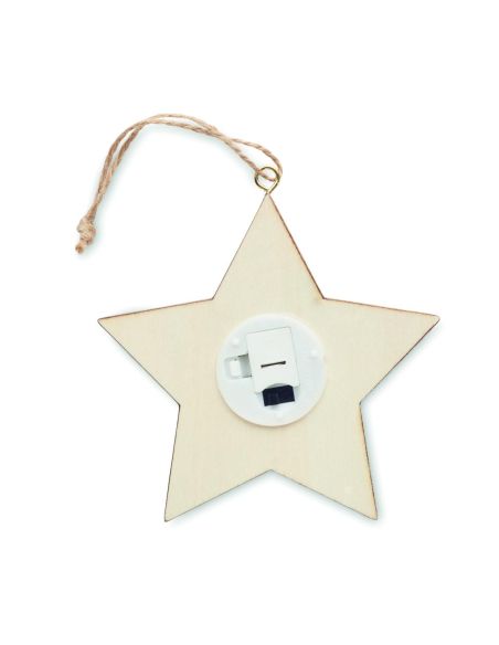 Estrella de MDF con luz Personalizada 7CX1527
