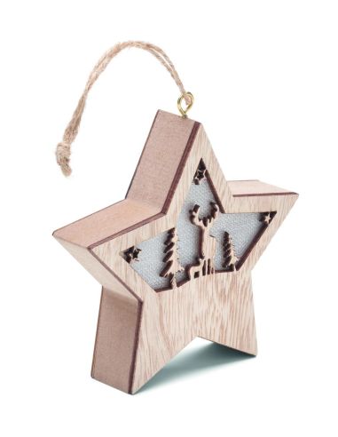 Estrella de MDF con luz Personalizada 7CX1527