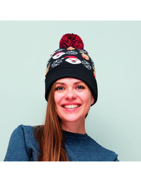 Gorro de punto navideño Personalizado 7CX1529