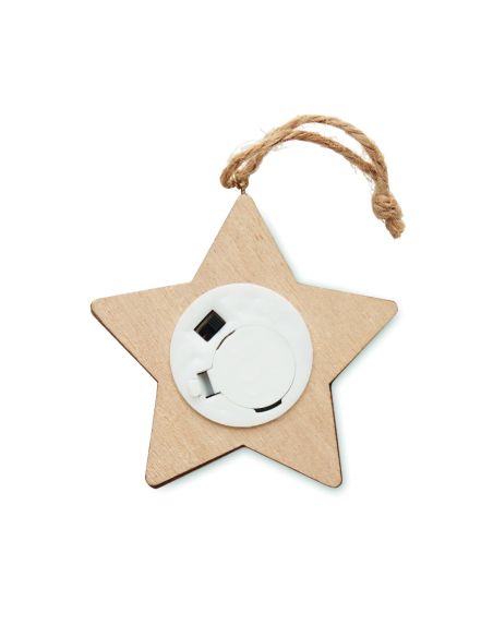 Estrella de madera con luces Personalizada 7CX1531
